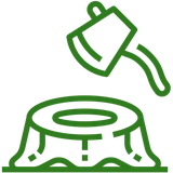icon stump green
